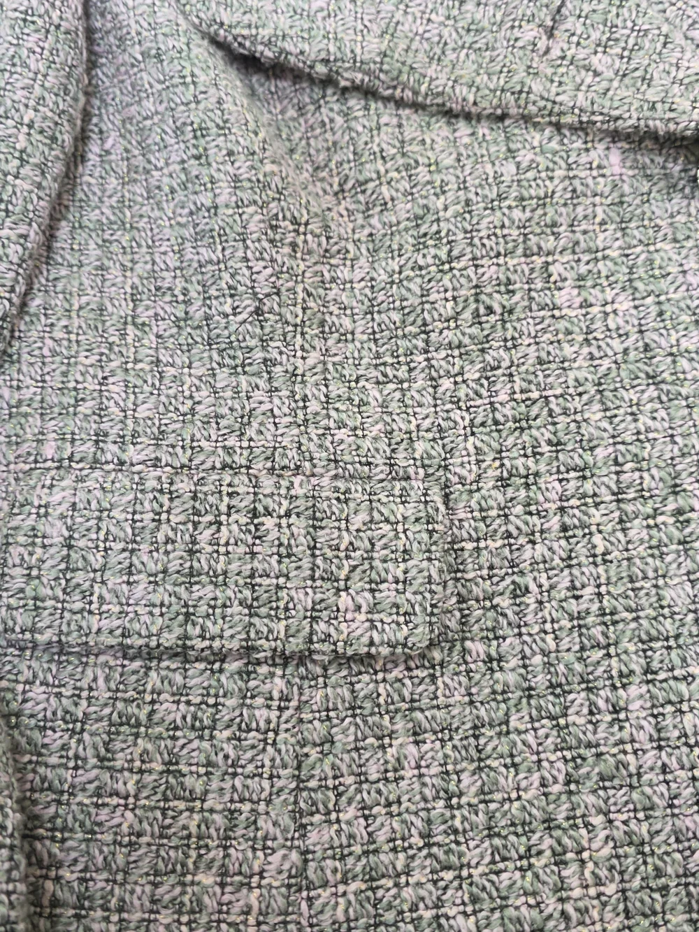 Tahari Lilac Textured Petite Notch-Collar Blazer (Size 10p)